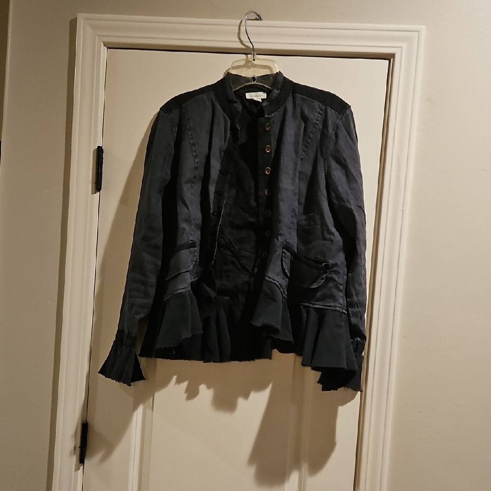 Sundance Black Blazer Structured Suit Jacket